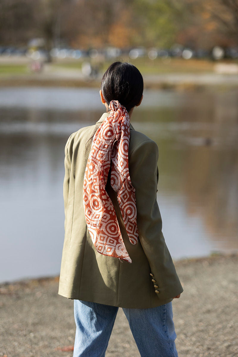 Star Fish Silk Scarve